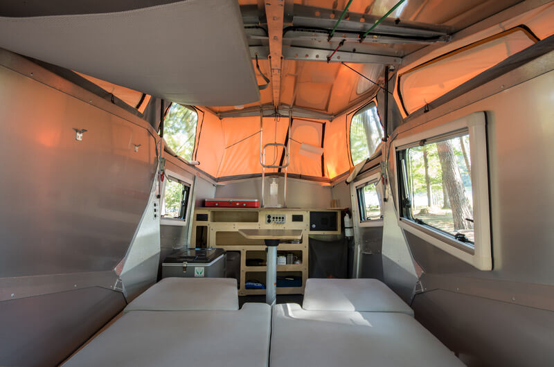 Interieur van de krekel