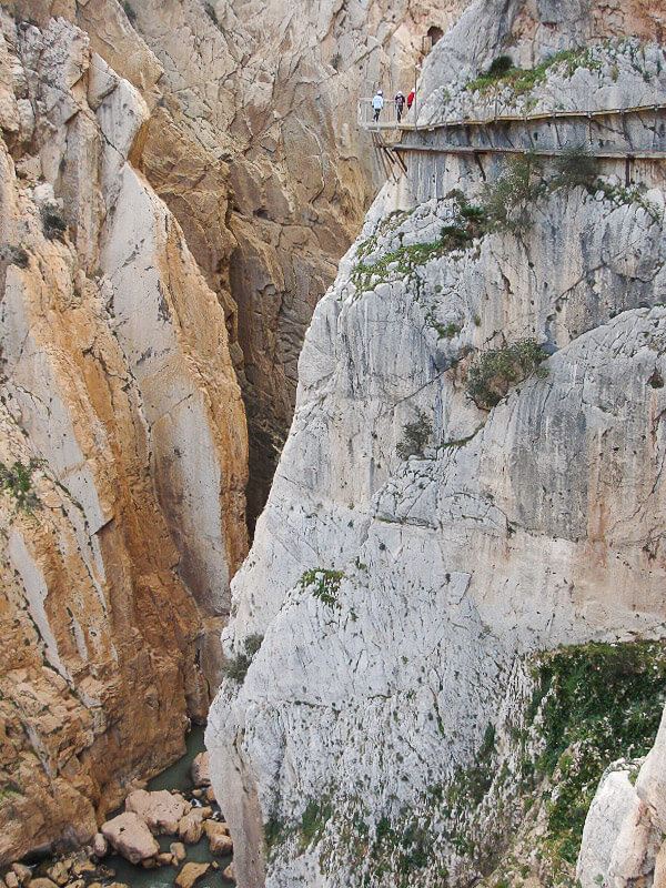 De Camino del Rey in Andalusië