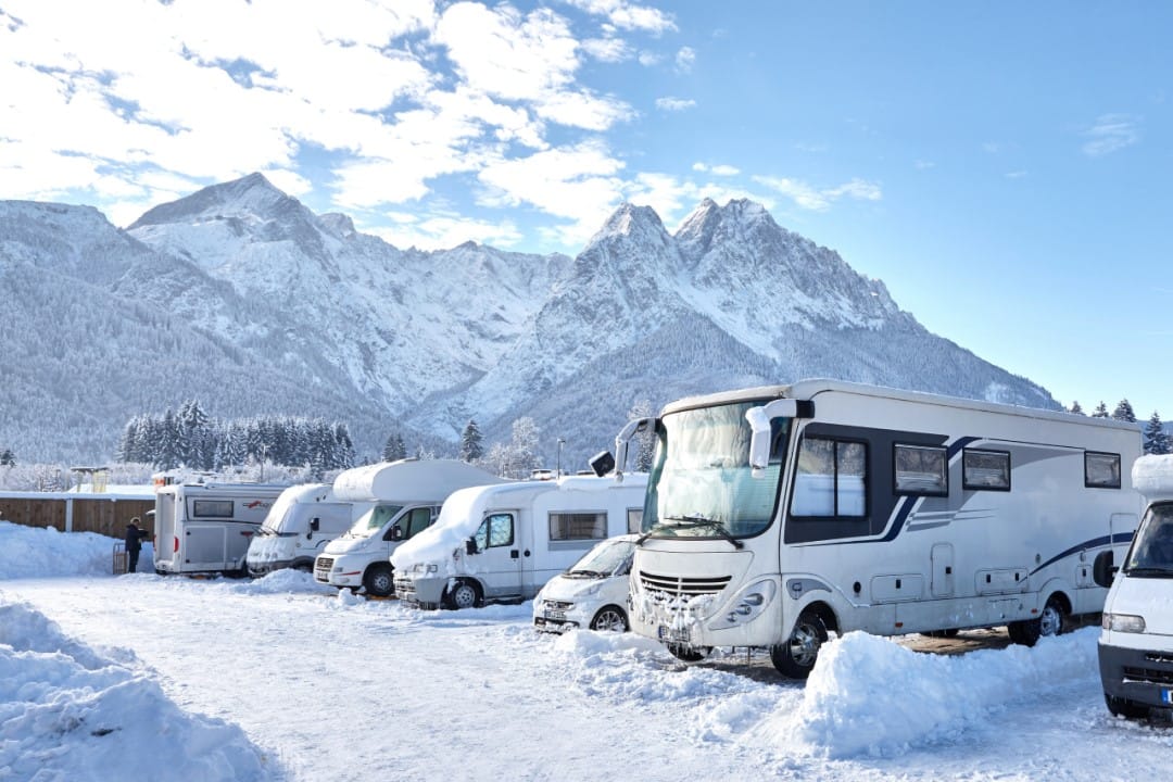 Winterkamperen op de Zugspitze