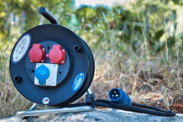 Camping kabelhaspel Camping kabelhaspel