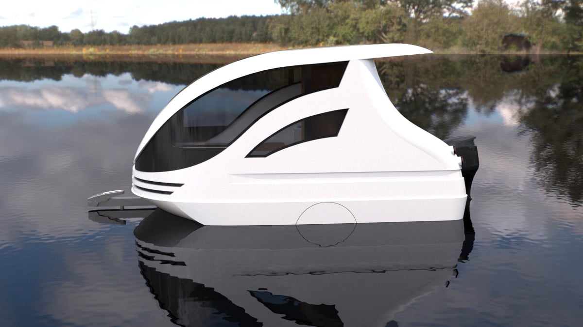 Luxe caravan Sealvans voor land en water: caravan en boot in één - voor gevarieerde avonturen 5 Zeehondjes 4,2 m