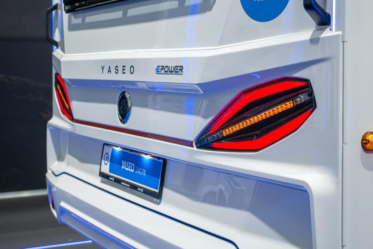 Knaus Yaseo 340 PX (2024): gasloze minicaravan voor elektrische voertuigen - met 360° tour! 1 knaus yaseo 340 px heck