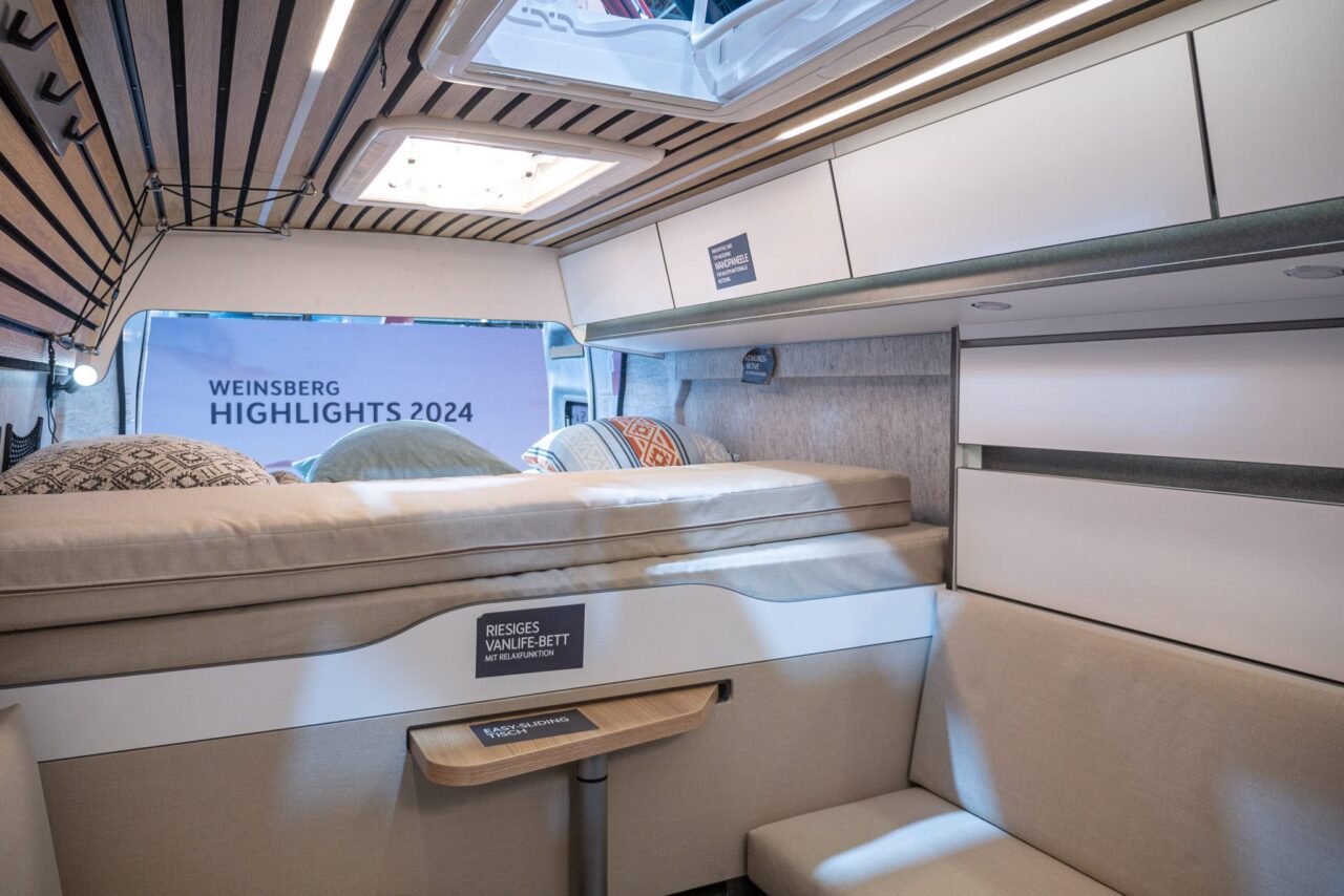 Weinsberg CaraLife 630 LQ (2024): verfijnde indeling met geheime douche en aparte bestuurderscabine - met 360° rondleiding! 4 weinsberg caralife 630 lq bett
