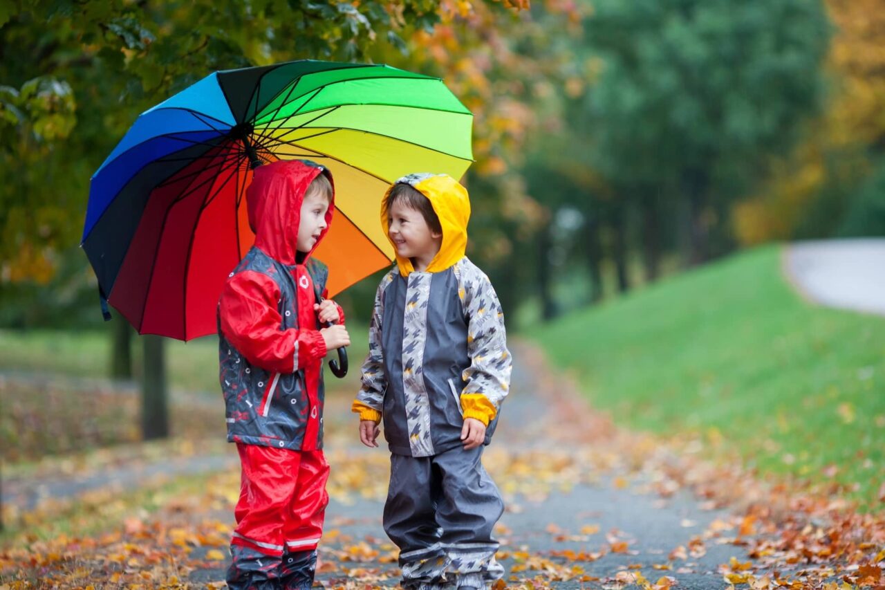 Kamperen met een kind paklijst met regenkleding