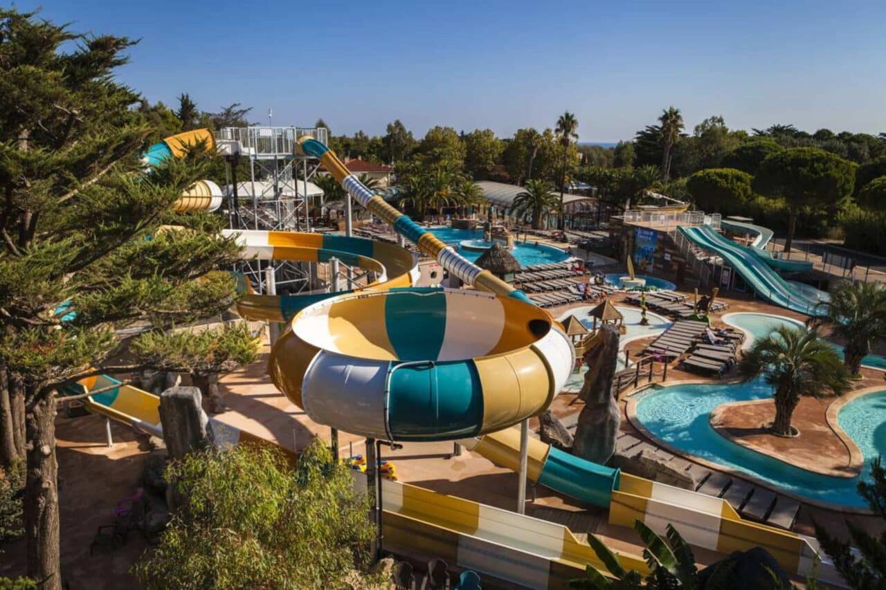 Campings met waterparken Frankrijk