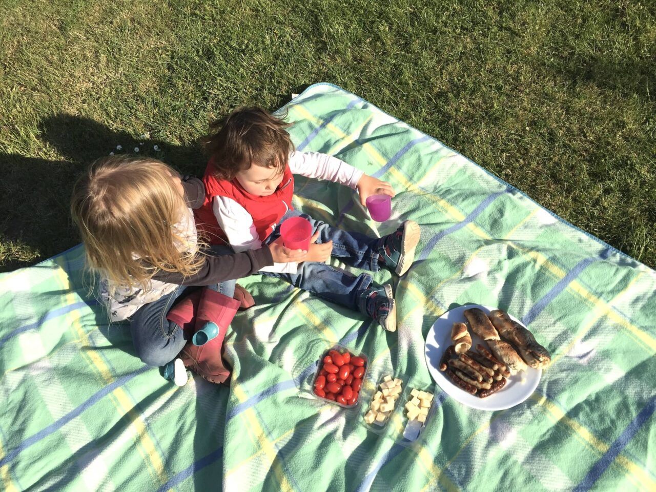 Picknicken als buitenactiviteit op de camping met kinderen