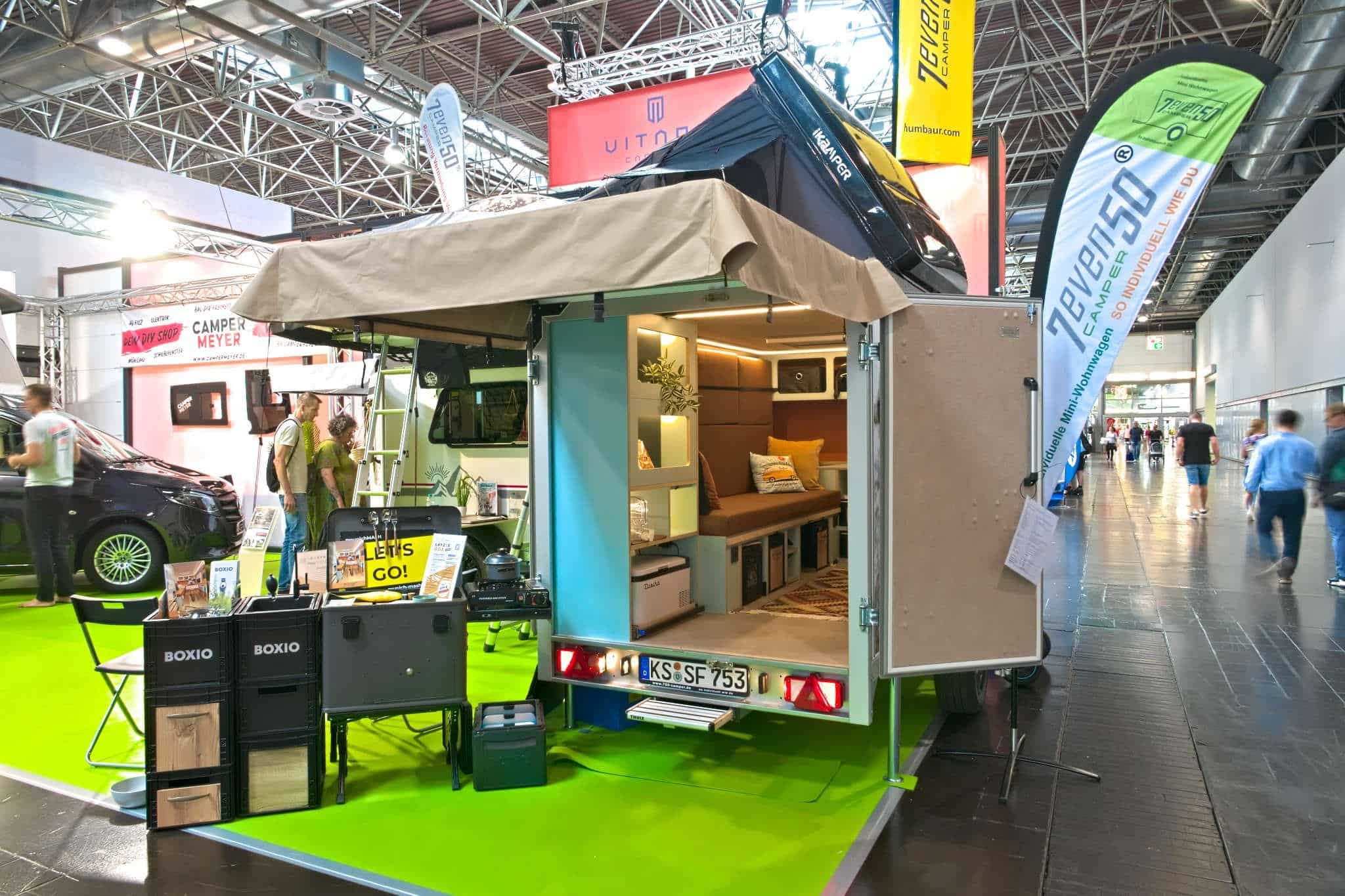 7even50 Mini-Travel (2025) – Minicaravan met daktent en maximaal 5 slaapplaatsen