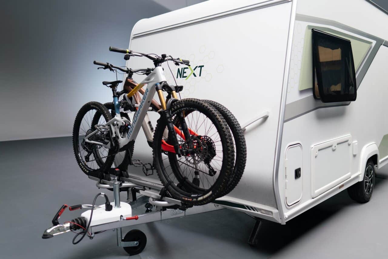 NEXT 380 met dissel fietsendrager