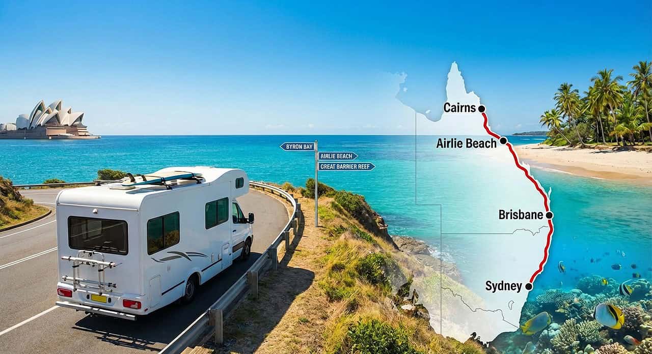 Met een camper door Australië reizen - routes, huurtips & belangrijke reisinformatie 4 Camperreis langs de kust